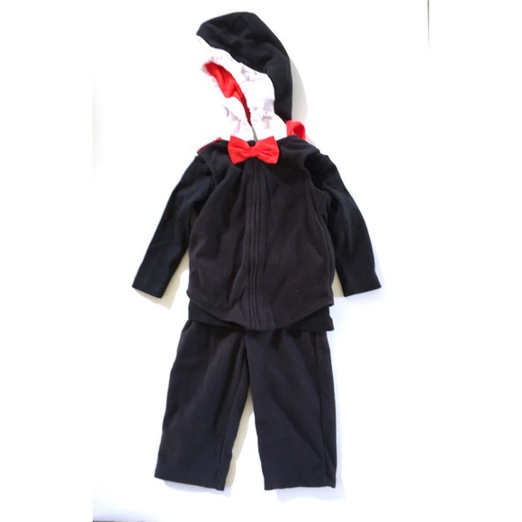 Carter's Costume 3pc Count Dracula Fleece Vampire Halloween 6-9M Bat NWT - Picture 3 of 4